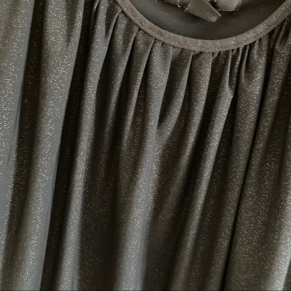 Express Black w/ Gold Shimmer Tank Top - Medium - Picture 2 of 5